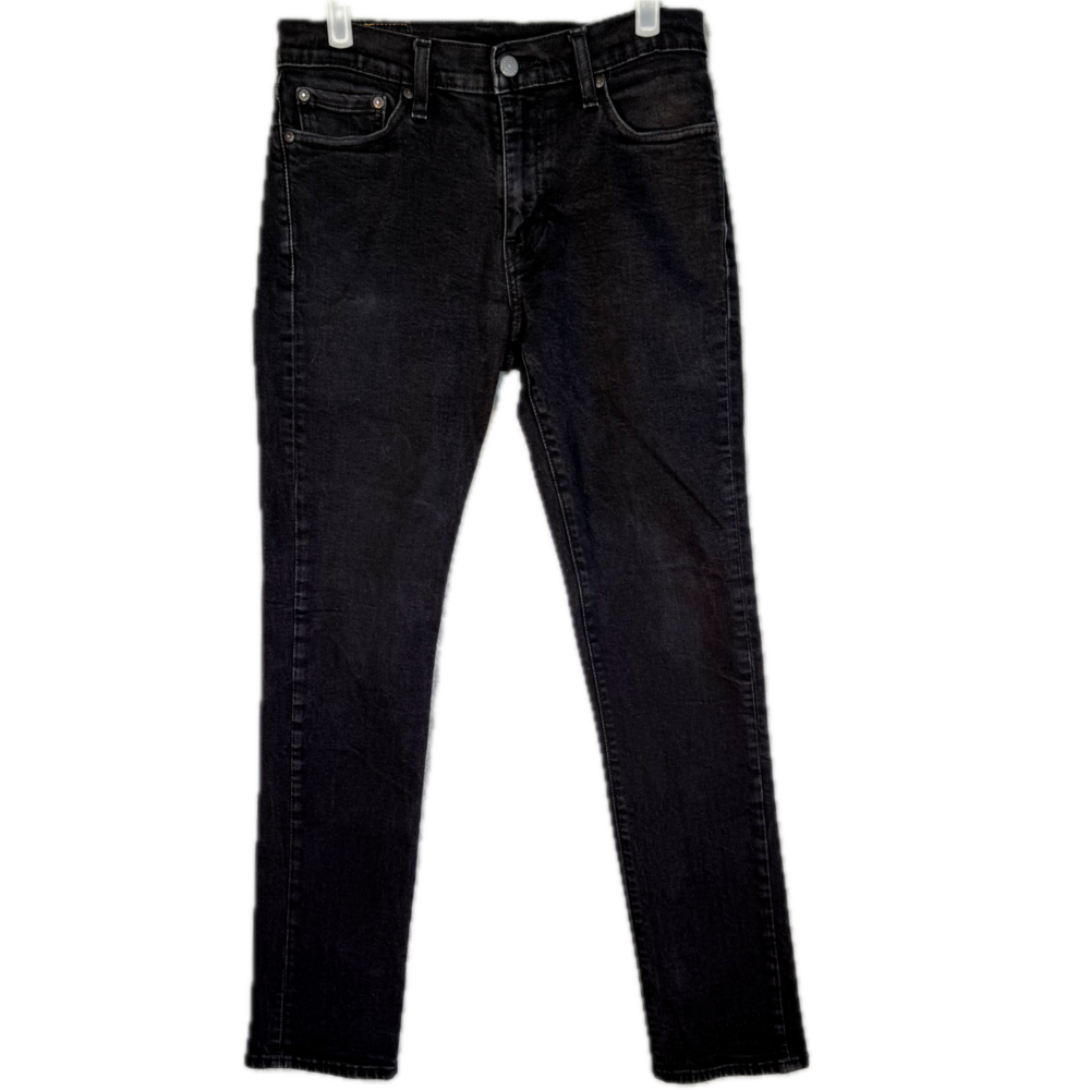 Levi’s 511 Premium Men’s Jeans 30x32 Black Denim Stretch Slim Fit